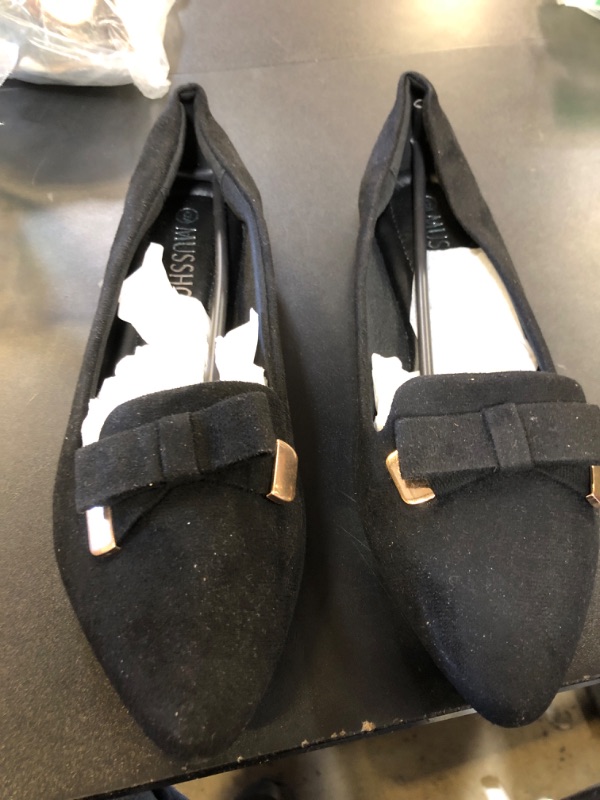 Photo 1 of MUSSHOE BLACK WOMEN'S SHOES SIZE 9