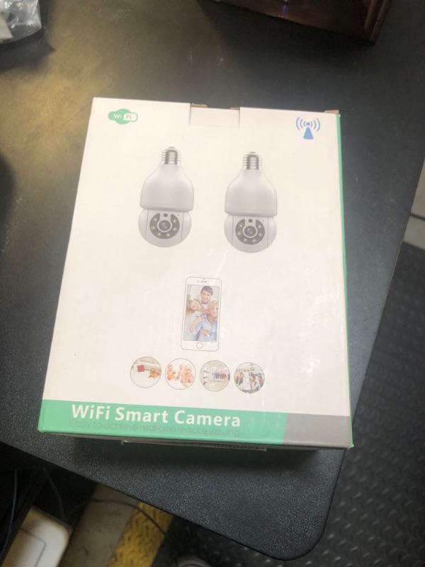 Photo 1 of AnlanBodo Light Bulb Security Camera, 5G/2.4GHz WiFi Security Cameras Wireless Outdoor 2K Cameras for Home Security Two-Way Call,Night Vision, Motion Detection, Bulb Camera Easy to Install (2Pcs)