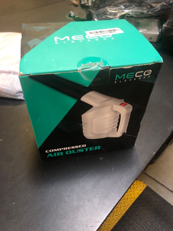 Photo 1 of Compressed Air, MECO ELEVERDE 550 Watts Air Blower, 2 Gear Electric Air Duster for Computer, Keyboard, Printer, Duster Cleaner for dust, Crumbs, Replaces Compressed Canned Air for PC Cleaning Black