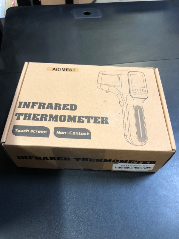 Photo 2 of AIOMEST Pyrometer -58?~2912? High Temp Thermometer Gun D:S=30:1 Dual Laser Industrial IR Temperature Meter w/Touch Buttons, Rechargeable Termómetro AI-1600 (NOT for Human Temp)