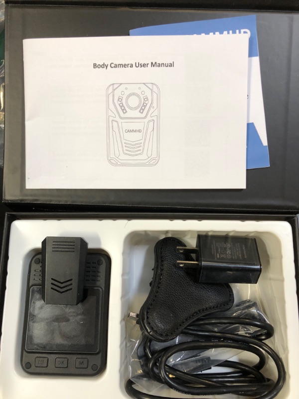 Photo 1 of CAMMHD F6 1TB 4K Body Camera, Work 12-14Hrs and Ultra Night Vision, Waterproof Body Cameras with Audio and Video Recording H.265 Video Code Police Body Camera for Law Enforcement