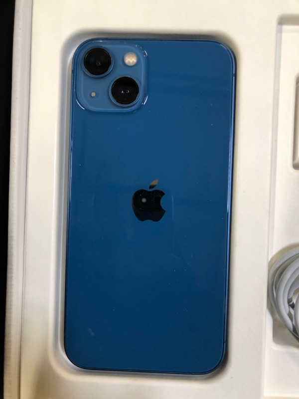 Photo 3 of Apple iPhone 13, 128GB, Blue - Unlocked (Renewed Premium)