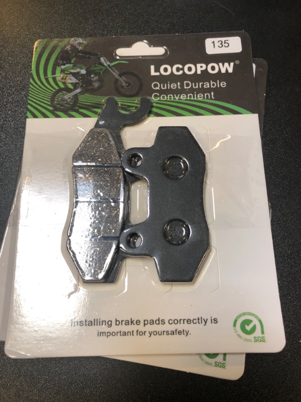 Photo 1 of 2 PK Locopow 135 Brake Pads Rear Replacement for FA135 (RA2B)