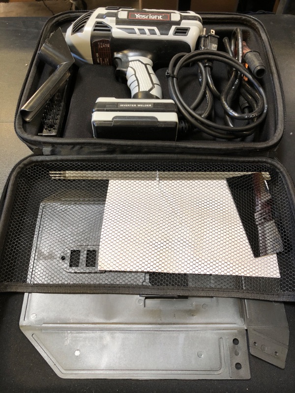 Photo 1 of YesRight Welding Machine Handheld 110V 120Amp Portable ARC Welder Gun Hand Held Welder Machine with Digital Display IGBT Inverter 6 Variable Current Adjustment for 1/16''-1/8'' Welding Rods