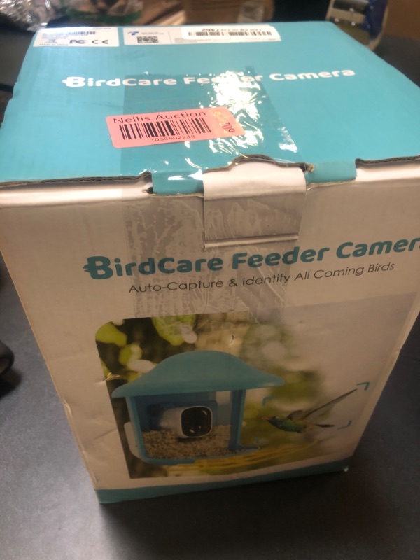 Photo 1 of Howiray Smart Bird Feeder with Camera, Wild Bird Watching Camera with AI Identify-Auto Capture Bird Videos & Motion Detection | Bird Feeder Camera with Solar Power-Gift for Bird Lover Watching Birds