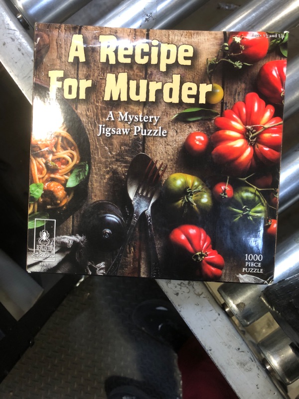 Photo 2 of BePuzzled Recipe for Murder - Murder Mystery Jigsaw Puzzle: 1000 Pcs