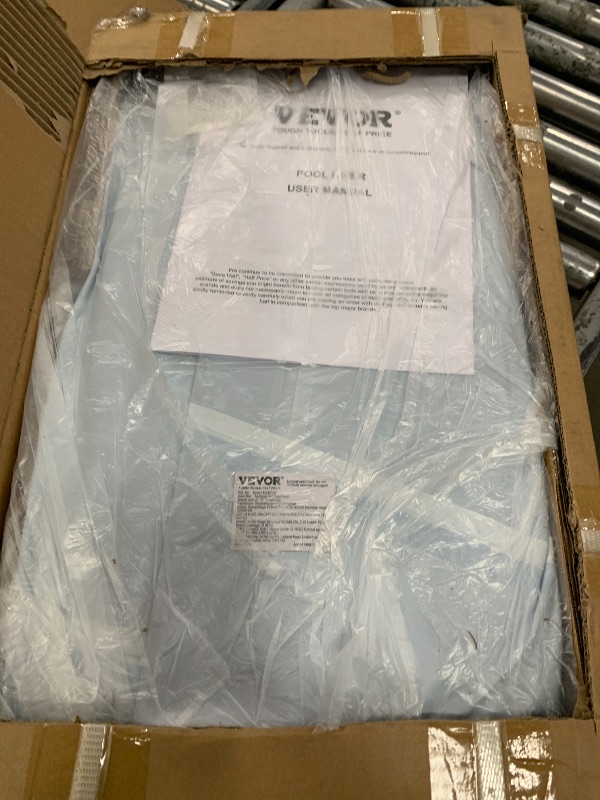 Photo 1 of VEVOR 24-ft Round Above Ground Pool Liner, Overlap Pool Liners, Standard Gauge Vinyl, 48-to-54inch Wall Height, Designed for Steel Sided Above-Ground Swimming Pools