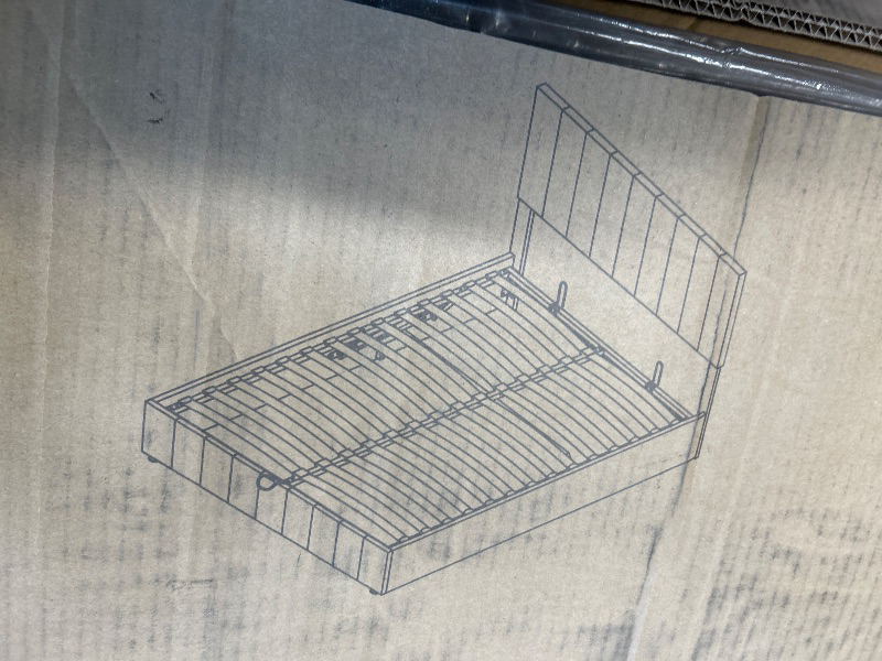 Photo 1 of *** SEE NOTES ***Hydraulic storage bed grey color boxes 1 of 2 