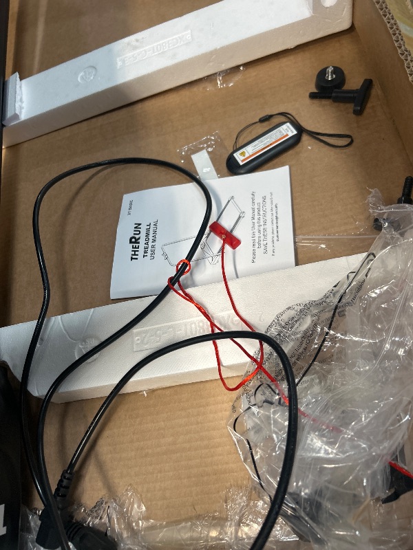 Photo 1 of *** SEE NOTES ***THERUN Walking Pad Treadmill, 2.5 HP Under Desk Treadmill, 2 in 1 Foldable Treadmill for Home, Walking Pad with Handle Bar, 15" Widened Running Belt, Treadmill with Remote Control & LED Touch Screen