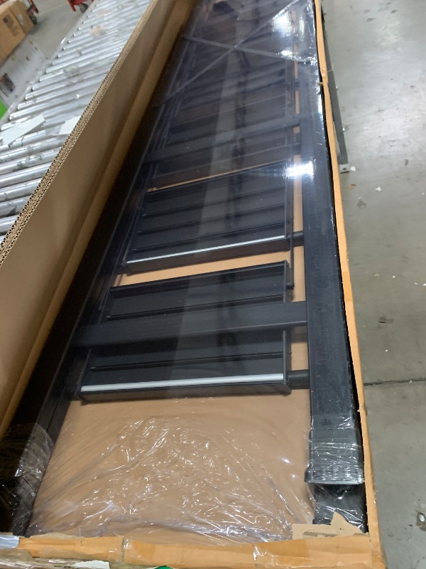 Photo 1 of COROCO 6 Step Ladder for 12 Feet High Ceiling, Folding Step Stool with Handgrip and Anti-Slip Wide Pedal, Portable Lightweight Aluminum Stepladder for Kitchen, Home (300 lbs Capacity) - Black