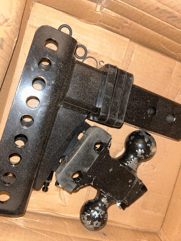 Photo 1 of Adjustable Trailer Hitch -Drop Hitch-Tow Hitch with 2.5 inch Receiver-6inch Drop/Rise, 2" & 2-5/16" Ball Hitches for Trucks, 22,000 LBS GTW, Trailer Hitches with Anti-Theft Pin, Black…
