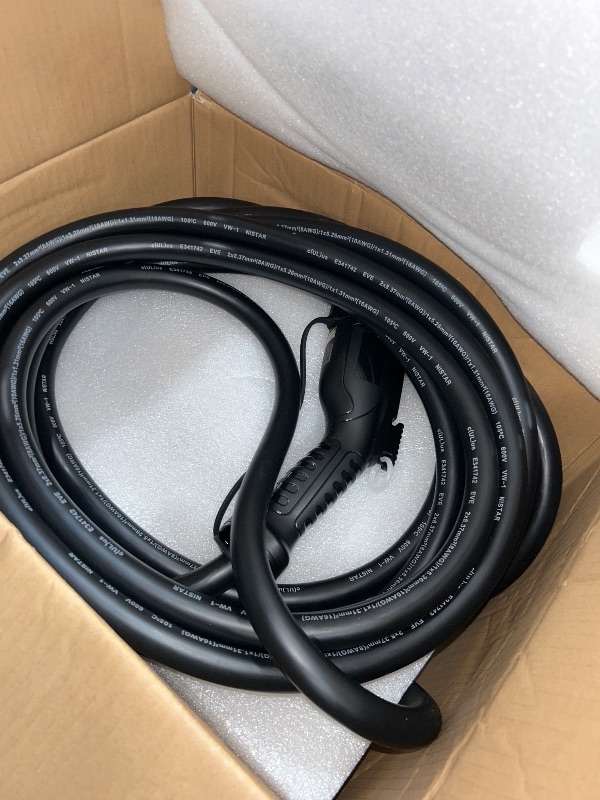 Photo 1 of Autobot Upgrade Home Level 2 EV Charger, 48Amp, 240V, Smart Wi-Fi and Bluetooth EVSE, Extra 2 RFID Card, Indoor/Outdoor 25-Foot Cable for All EVs, Hardwired, Gifts