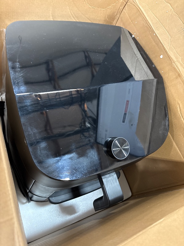 Photo 1 of Midea Dual Basket Air Fryer Oven 11 Quart 8 in 1 Functions, Clear Window, Smart Sync Finish, Works with Alexa, Wi-Fi Connectivity, 50+ App Recipes for family meals, Bake, Roast, Grill, Broil, Toast