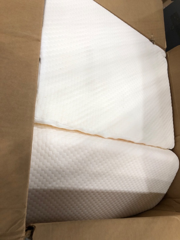 Photo 1 of 4PCS Wedge Pillow Set for After Surgery, Orthopedic Bed Wedge Pillow for Back Pain Relief, Sitting up in Bed,Recovery, Acid Reflux, Snoring, Body Pillow for Sleeping,Leg,Shoulder Support, White/Grey1036812376
