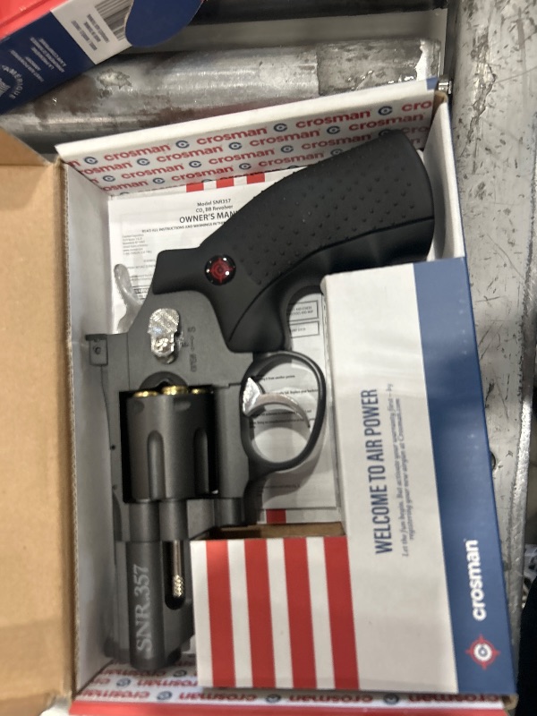 Photo 1 of *** SEE NOTES ***Crosman SNR357 Snub Nose .177-Caliber Pellet/ BB CO2-Powered Revolver