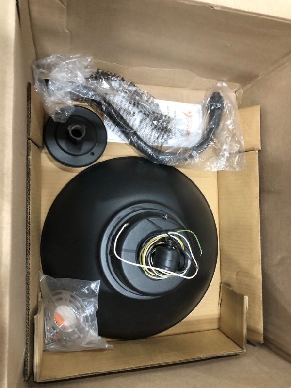 Photo 1 of 17in. Satin Black Outdoor Gooseneck Barn Light Fixture With 14.5 in. Long Extension Arm - Wall Sconce Farmhouse, Vintage, Antique Style - UL Listed - 9W 900lm A19 LED Bulb (5000K Cool White)