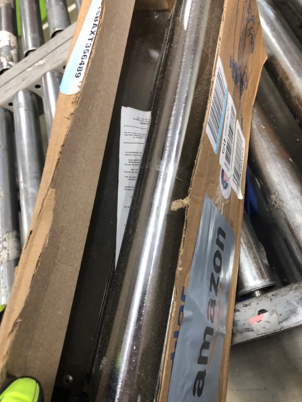 Photo 1 of 15.75in (40cm) Chrome Dough Laminator – Manual Pasta Maker for Noodles, Breads, Pizza, and Pastry – Adjustable Thickness Control, Durable Cast Iron and Steel Construction