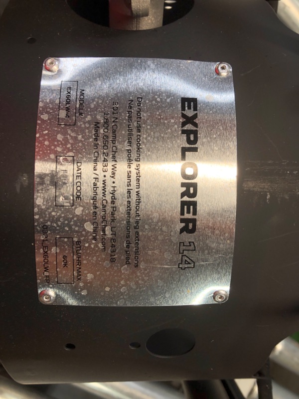 Photo 1 of ***HEAVILY USED AND DIRTY - MISSING A LEG - SEE PICTURES***
Camp Chef Explorer 2-Burner Outdoor Stove
