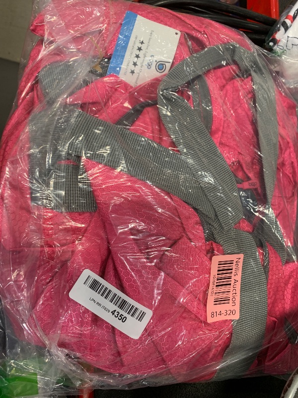 Photo 1 of Bago Big XXL Foldable Duffel Bags for Traveling Women & Men - 140L Packable Duffle Bag for Travel with Shoe Compartment - Water Repellant, Heavy Duty, Lightweight Folding & Collapsible (Pink)