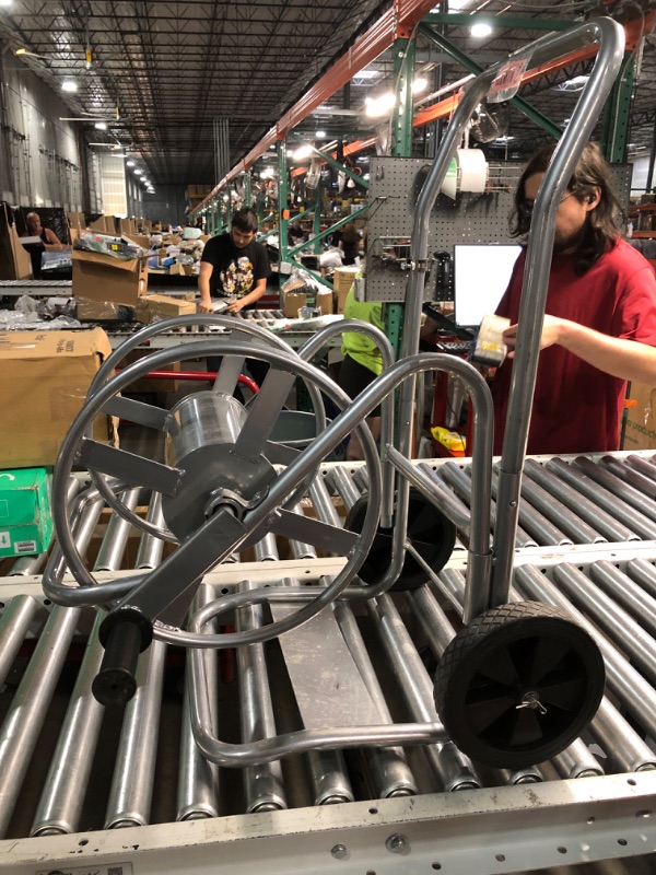 Photo 1 of ***(USED)***
VEVOR Hose Reel Cart, Hold Up to 200 ft of 5/8 in Hose (Hose Not Included), Garden Water Hose Carts Mobile Tools with Wheels, Heavy Duty Powder-Coated Steel Outdoor Planting for Garden, Yard, Lawn