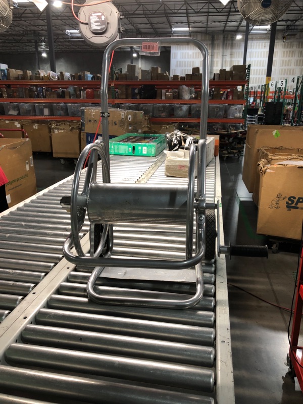 Photo 1 of ***(USED)***
VEVOR Hose Reel Cart, Hold Up to 200 ft of 5/8 in Hose (Hose Not Included), Garden Water Hose Carts Mobile Tools with Wheels, Heavy Duty Powder-Coated Steel Outdoor Planting for Garden, Yard, Lawn