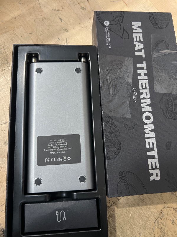 Photo 1 of Paneceia Meat Thermometer Wireless with 2 Meat Probes, 800FT Long Range Bluetooth Thermometer Wireless Temperature Probes for Remote Monitoring of Grill, Oven, Smoker, Air Fryer, iOS & Android App