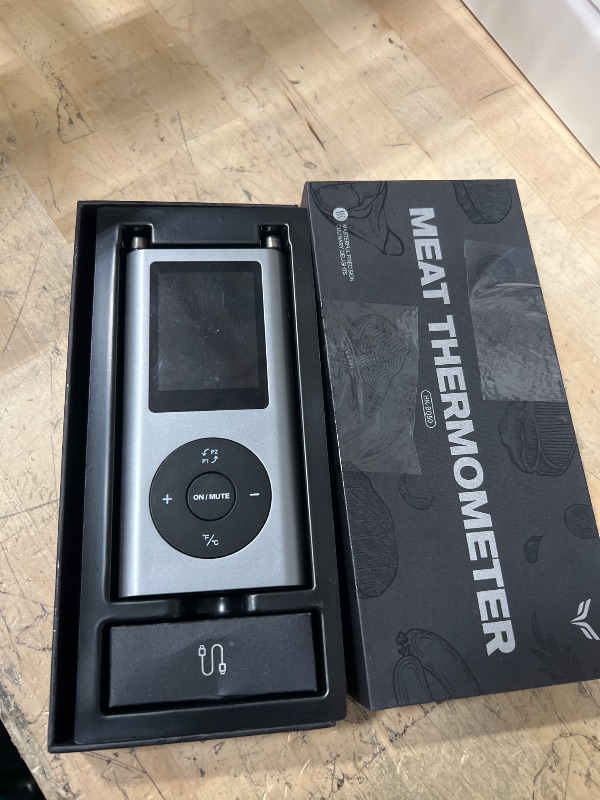 Photo 1 of Paneceia Meat Thermometer Wireless with 2 Meat Probes, 800FT Long Range Bluetooth Thermometer Wireless Temperature Probes for Remote Monitoring of Grill, Oven, Smoker, Air Fryer, iOS & Android App