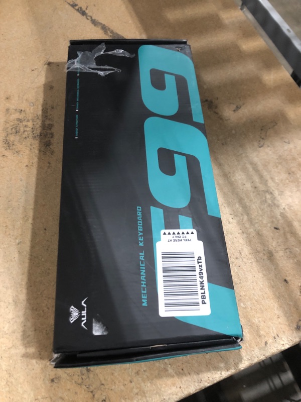 Photo 1 of AULA F99 Wireless Mechanical Keyboard, Hot Swappable Custom Keyboard,Pre-lubed Linear Switches,Gasket Structure,RGB Backlit Gaming Keyboard (Blue&White)