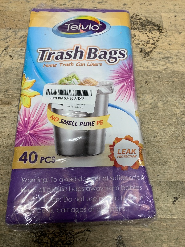 Photo 1 of  Strong Trash Bags, purple Garbage Bags by Teivio