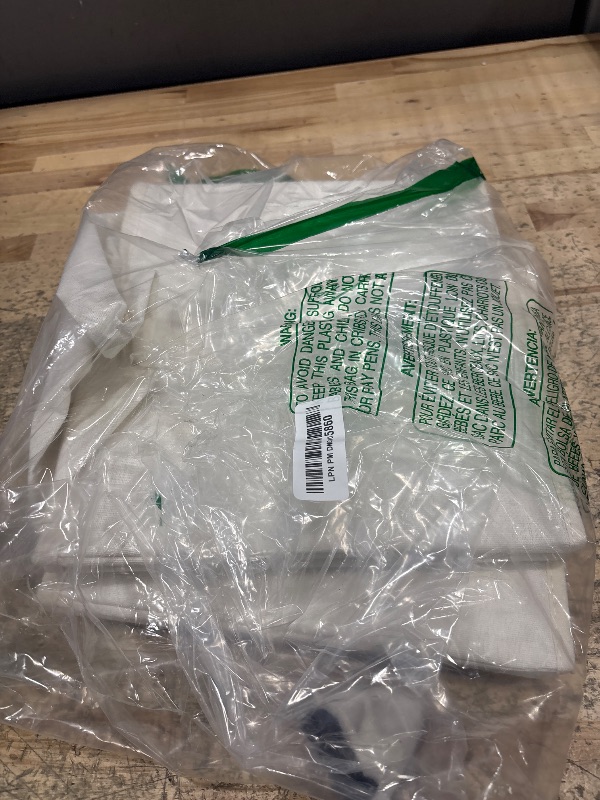 Photo 1 of StorageWorks Extra Large Storage Bins with Lids, 55L Decorative Storage Bins with Double-Open Lid and Divider Board, Fabric Bins with Handles, Mixing of Beige, White & Ivory, 2-Pack