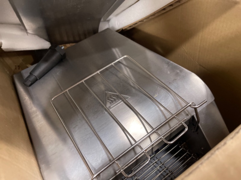 Photo 1 of Commercial Toaster Conveyor 150slices/h Restaurant Toaster for Bun Bagel Bread Heavy Duty Stainless Steel Conveyor Toaster