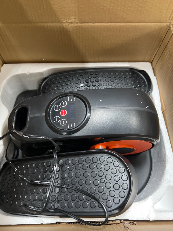 Photo 1 of Under Desk Elliptical Machine, Ellipse Leg Exerciser for Seniors Fully Assembled, Quiet & Portable Electric Seated Pedal Exerciser with Remote Control & 12 Adjustable Speeds