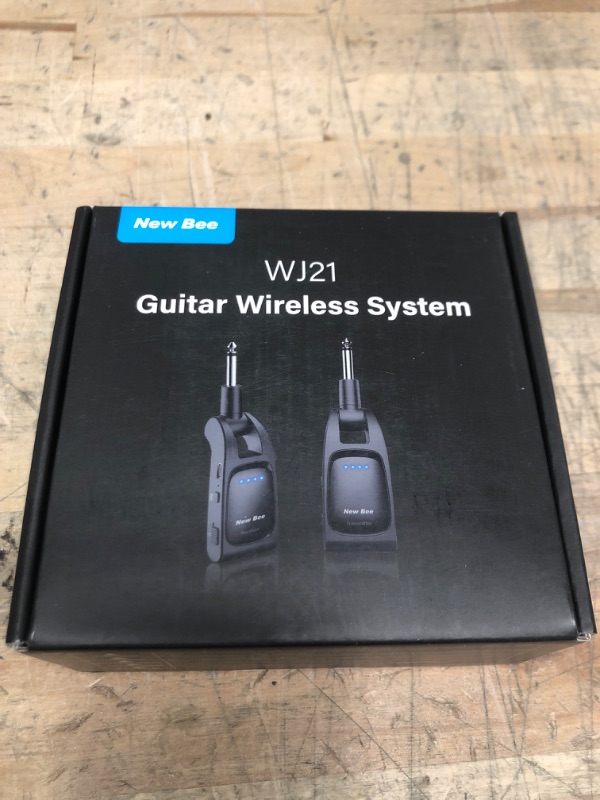 Photo 1 of Wireless Guitar System 2.4 GHz with 6 Channels Rechargeable Audio Wireless Guitar Transmitter Receiver for Guitar Bass Electric Instruments