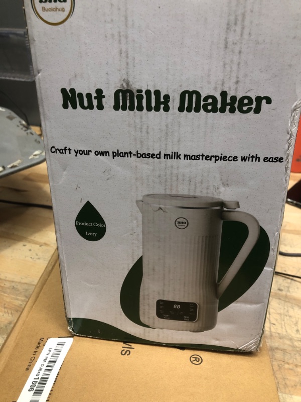 Photo 1 of 20oz Nut Milk Maker Machine - Multi-Functional Automatic Almond with 10 Blades, Plant-Based, Oat, Soy, and Dairy Free Beverages 12 Hours Timer/Auto-clean/Room Temp/Keep Warm/Boil, White1036829519
