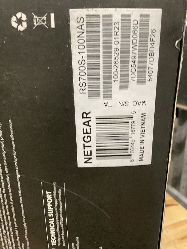 Photo 1 of NETGEAR Nighthawk Tri-Band WiFi 7 Router (RS700S) - Security Features, BE19000 Wireless Speed (up to 19Gbps) – 10 Gig Internet Port - Covers up to 3,500 sq. ft., 200 Devices – 1-Year Armor Included