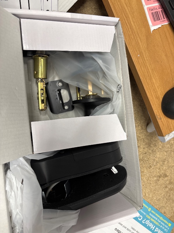 Photo 1 of Veise Smart Locks for Front Door, 2 Lever Handle Set, Keyless Entry Deadbolt, App Control, Electronic Digital Touchscreen Keypad, Auto Lock, IP54 Waterproof, Easy Installation, Matte Blac