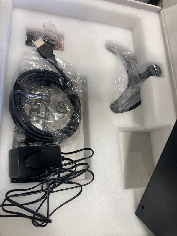 Photo 1 of HTNZIR 15.6 inch PC Monitor FHD IPS Display 1920 x 1080P LED Portable Monitor Desktop Monitor with HDMI/VGA/BNC/AV/USB/AV Port,Built-in Speakers,CCTV Monitor, VESA