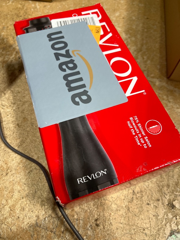 Photo 1 of REVLON One Step Volumizer PLUS Hair Dryer and Styler | More Volume, Less Damage, and More Styling Control for Easy and Fast Salon-Style Blowouts, Plus Travel Friendly (Black)