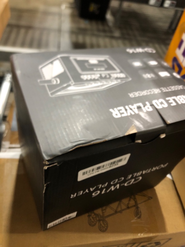 Photo 1 of Boombox CD Player,CD Cassette Player Combo with Bluetooth,5w HiFi Speakers,Built-in 5000 Rechargeable Battery,FM Radio,Tape Recording,Remote Control,USB/AUX/Micro SD/3.5mm Headphone for Home