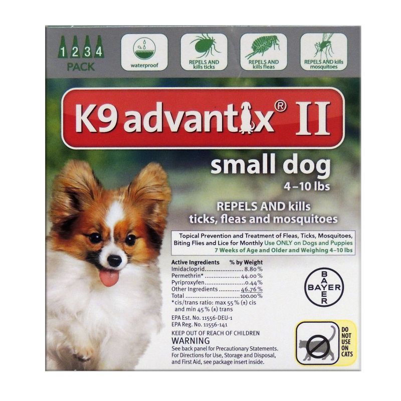Photo 1 of  K9 Advantix Ii Small Dog- 4 Pack