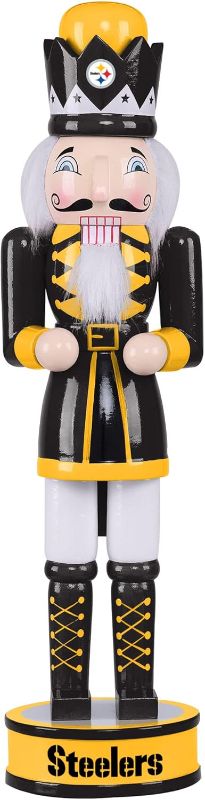 Photo 1 of ***SEE NOTES***foco NFL Team Logo Collectible Holiday 14" Nutcracker
