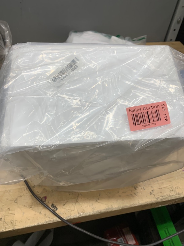 Photo 1 of **SEE NOTES**BINBE Acrylic Risers for Display,White Acrylic Cube Box Dessert Display Stand with Hollow Bottoms 4 Different Size Acrylic Product Display Risers for Party Decor (White(7,8,9,10)" x 1Set)