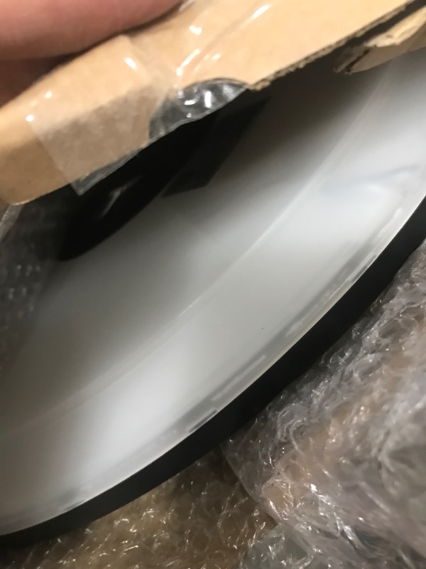 Photo 1 of 1PACK Flush Mount LED Ceiling Light Fixture Black, 15.8Inch 36Watt, Dimmable & 3000K-4500K-6000K 3 Color Selectable Ceiling Lamp 4000LM Low Profile Ceiling Light for Kitchen Bedroom Hallway Porch