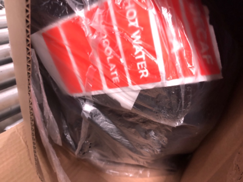 Photo 1 of 12L/3.2Gal Insulated Beverage Dispenser, Thermal Hot and Cold Beverage Drink Dispenser for Hot Tea, Coffee, Cold Milk, Water, Juice, Stainless Steel Dispenser, LCD Temperature Display