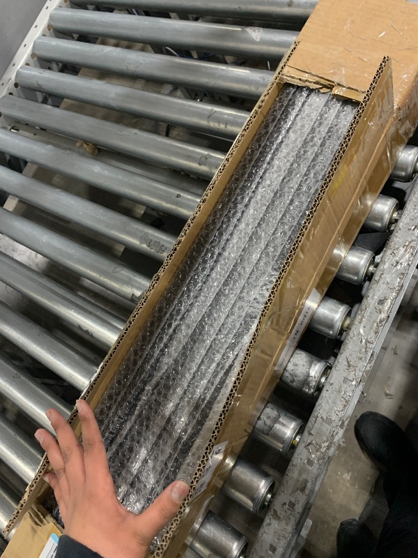 Photo 1 of 1/2 Inch x 44 Inch Wrought Iron Plain Balusters Hollow Iron Spindles Deck Balusters Stair Spindles Wrought Railing for Indoor Stairs, Black(30 Pcs)