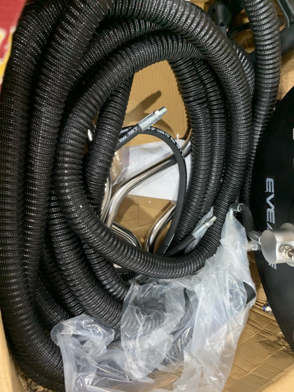 Photo 1 of EVEAGE 20" Pressure Washer Surface Cleaner with Water Recovery System, EP004 Stainless Steel Power Washer Surface Cleaner, 4500 PSI, Perfect for Driveways, Sidewalks,Patios, Cleaning (BK20-01)