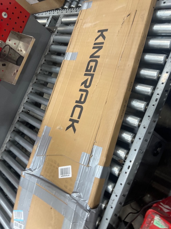 Photo 1 of KINGRACK Step Ladder 4 Step Folding, 900lbs 4 Step Ladder with Anti-Slip Wide Pedal and Handrails, Lightwight Household Ladder, Pass 900LBS Testing, for Your Kitchen, Pantry, Closets, Office Use