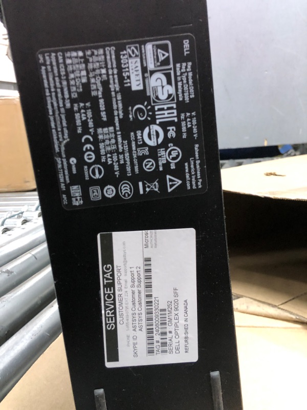 Photo 1 of (parts only, unfunctional) Dell Optiplex 9020 Small Form Factor Desktop with Intel Core i7-4770 Upto 3.9GHz, HD Graphics 4600 4K Support, 32GB RAM, 1TB SSD, DisplayPort, HDMI, Wi-Fi, Bluetooth - Windows 10 Pro (Renewed)