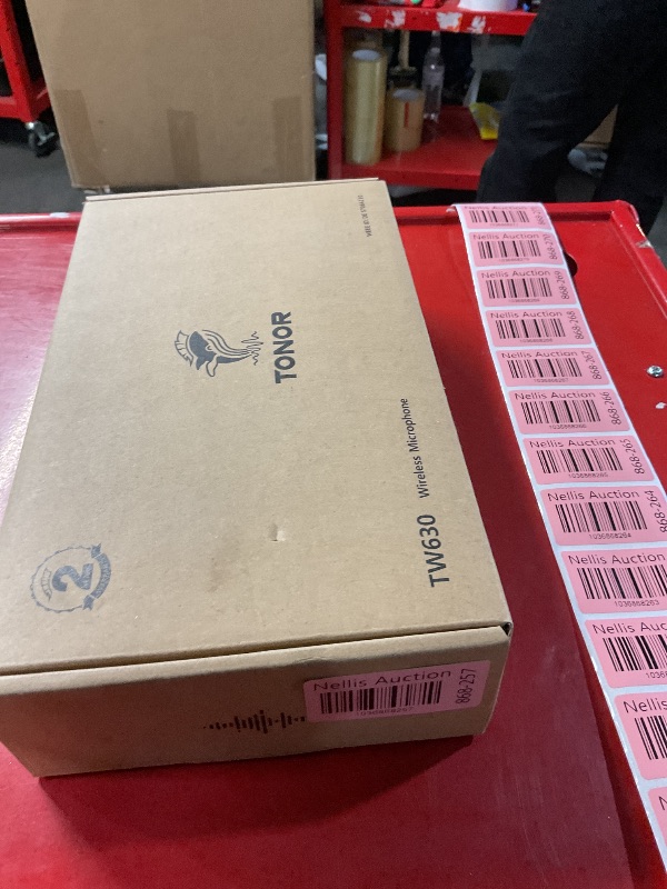 Photo 1 of TONOR Wireless Microphone, UHF Dual Cordless Metal Dynamic Mic System with Rechargeable Receiver, for Karaoke Singing, Wedding, DJ, Party, Speech, Church, Class Use, 200ft (TW630), Gray