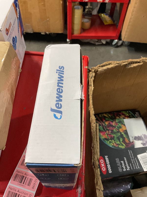 Photo 1 of DEWENWILS 25Ft Christmas Outdoor Extension Cord Multiple Outlets, Evenly Spaced 3 Outlets Plugs with Safety Cover, 16/3 SJTW Weatherproof Wire for Outdoor Lights and Holiday Decorations